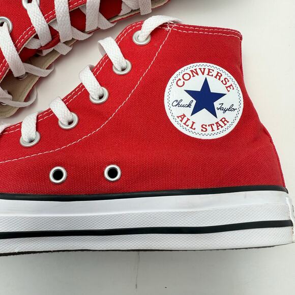 Converse Red High-Top Sneakers - Picture 4 of 8